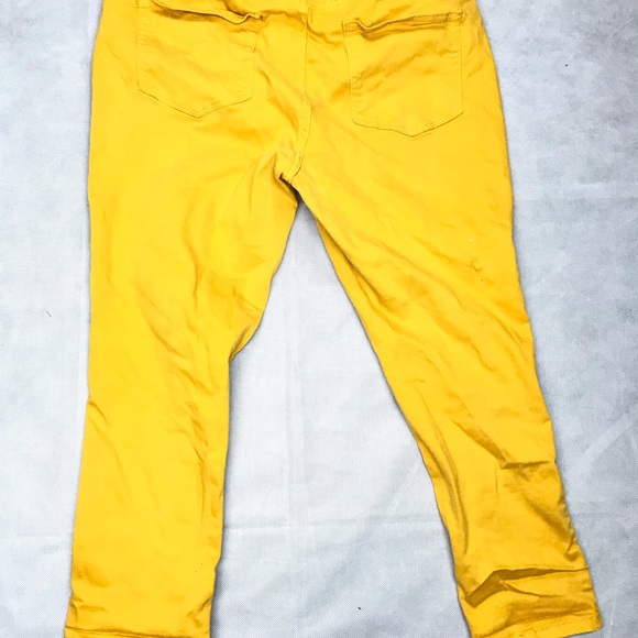 mustard yellow jeans plus size